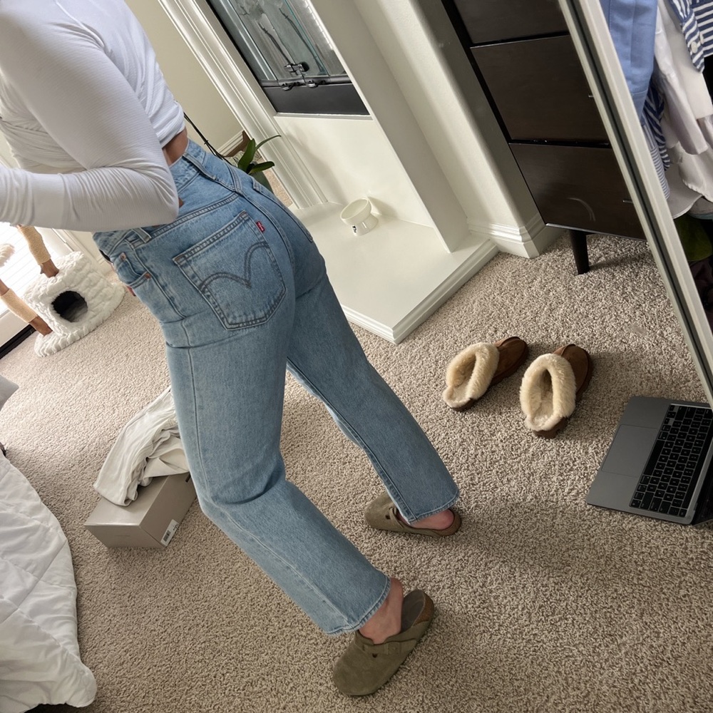 Levi’s ribcage straight jeans
